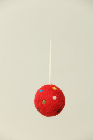 Felt Ornament - Polka Dot