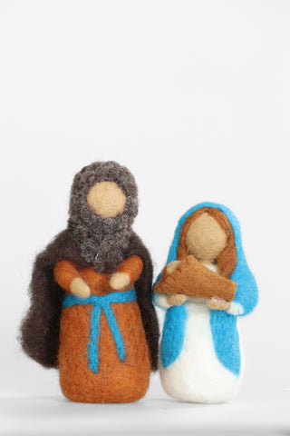 Felt Mary and Joseph