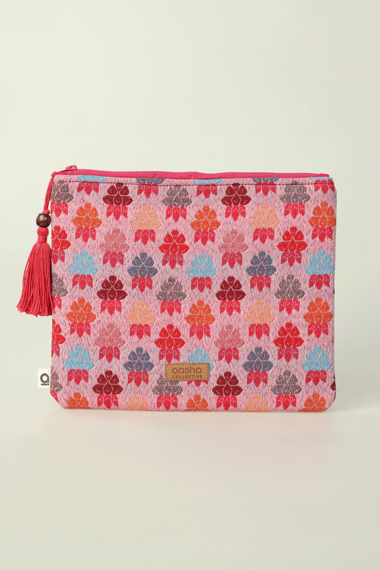 Large Pouch - Pink Rhododendron