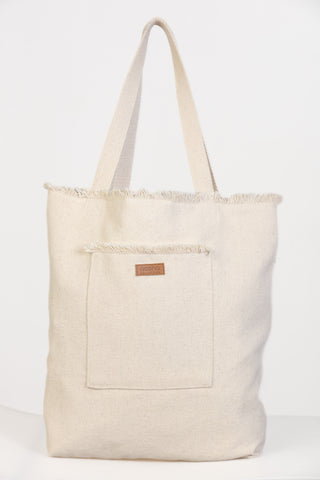 Dancing Daisies Everyday Tote in Natural